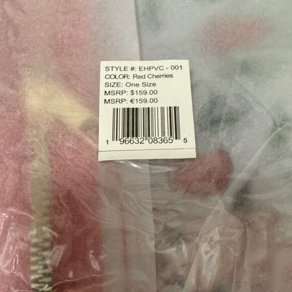 NWT Ed Hardy Cherries Clear Tote - Picture 5 of 11